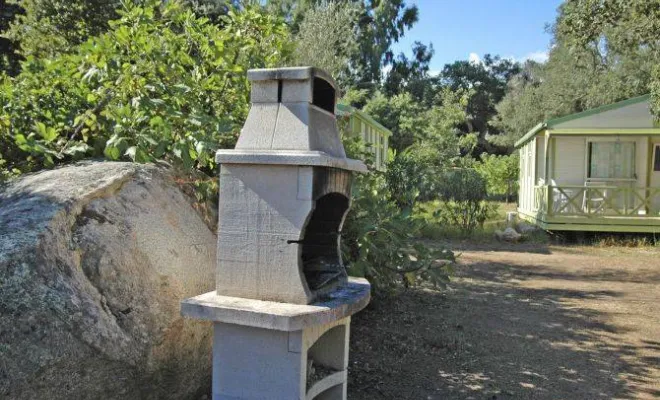 Location de chalets climatisés, Porto-Vecchio, Camping Pezza Cardo