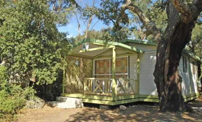 Location de chalets climatisés, Porto-Vecchio, Camping Pezza Cardo