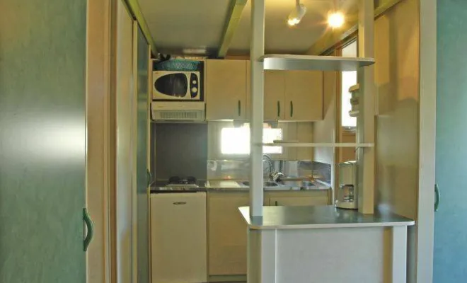 Location de chalets climatisés, Porto-Vecchio, Camping Pezza Cardo